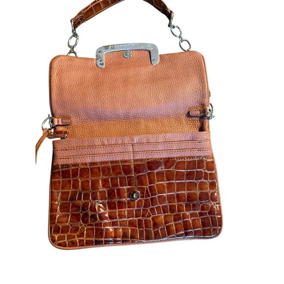 Brighton brown patent shoulderbag - Picture 4 of 10